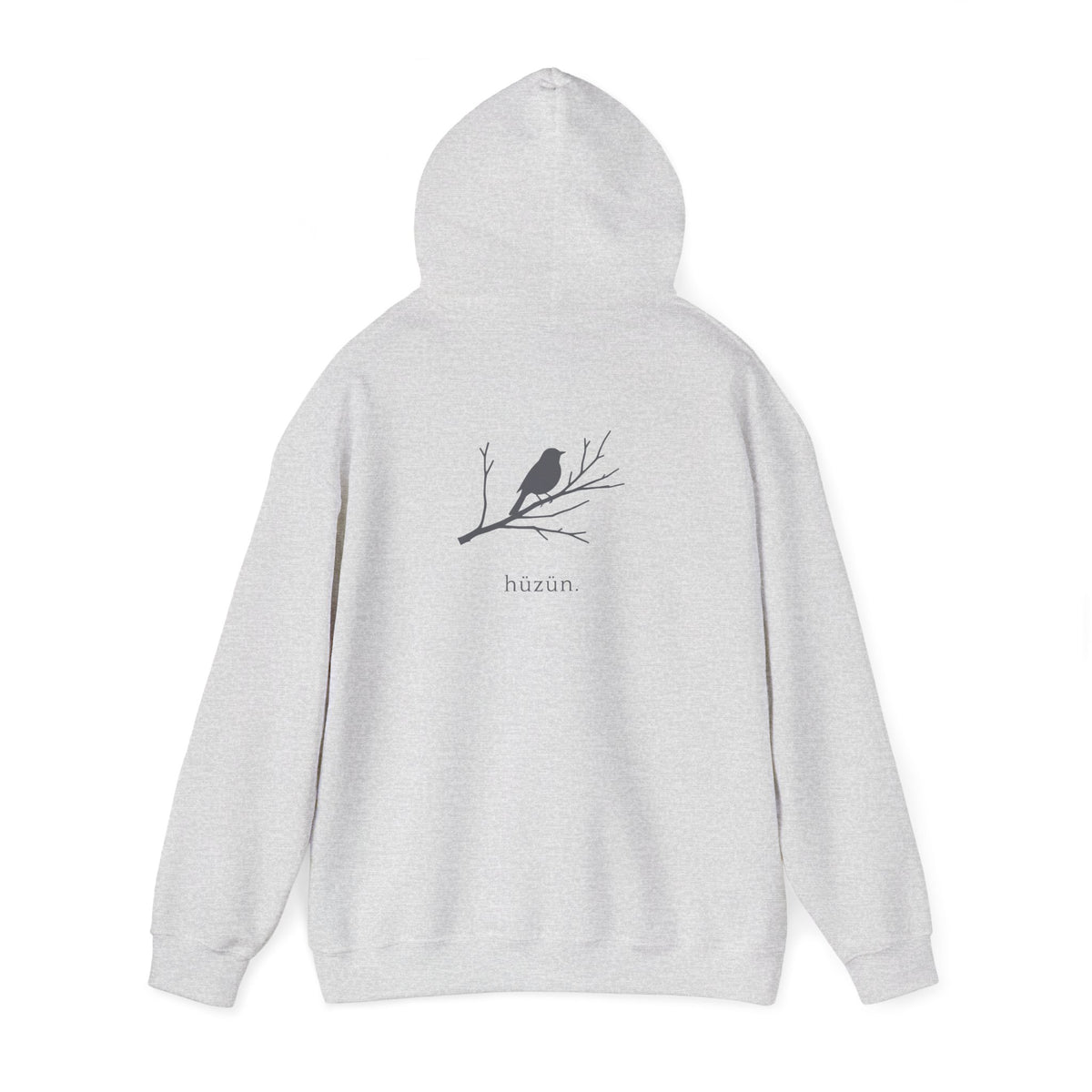 Ash | Hüzün Hoodie, back view 2
