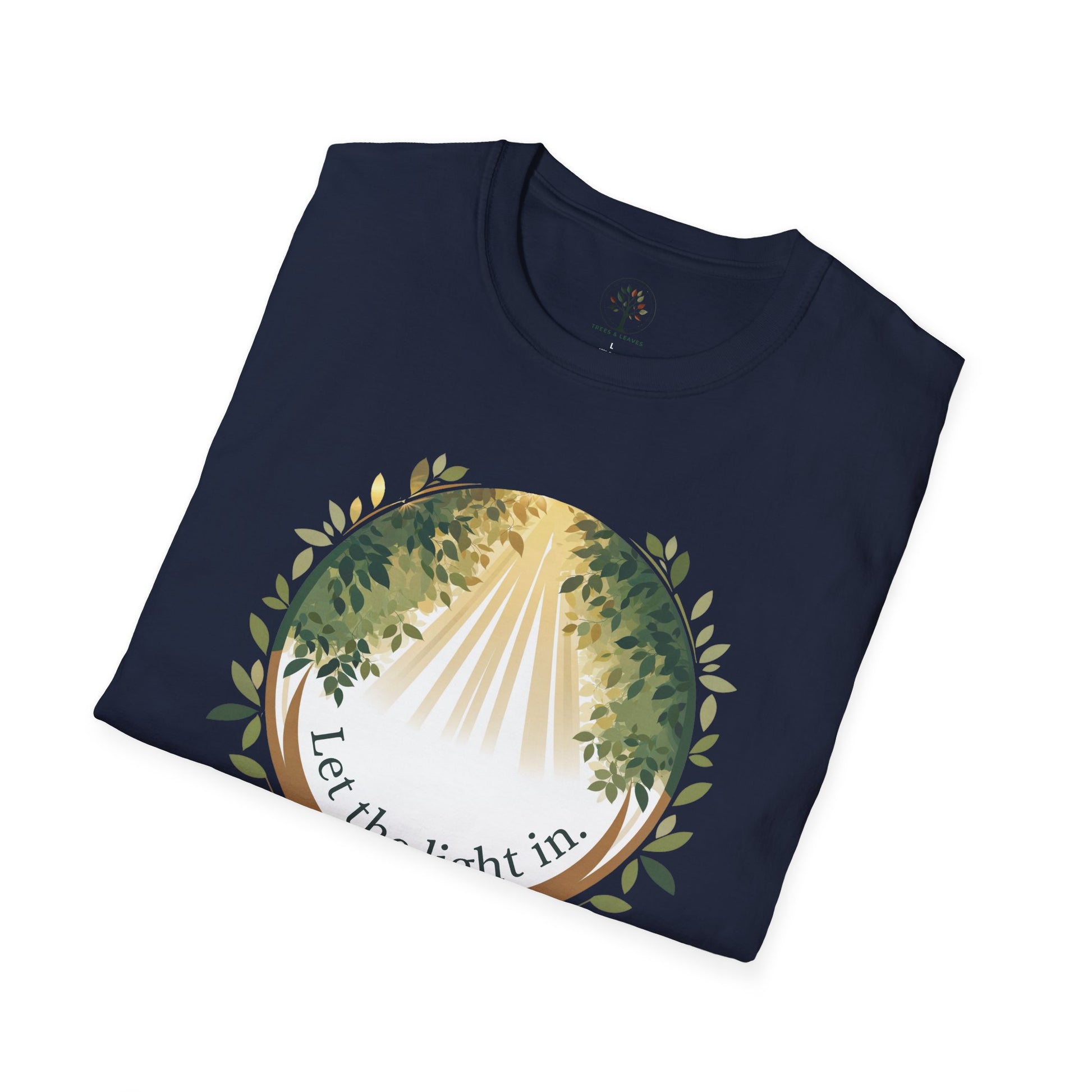 Navy | Let the Light in, folded view