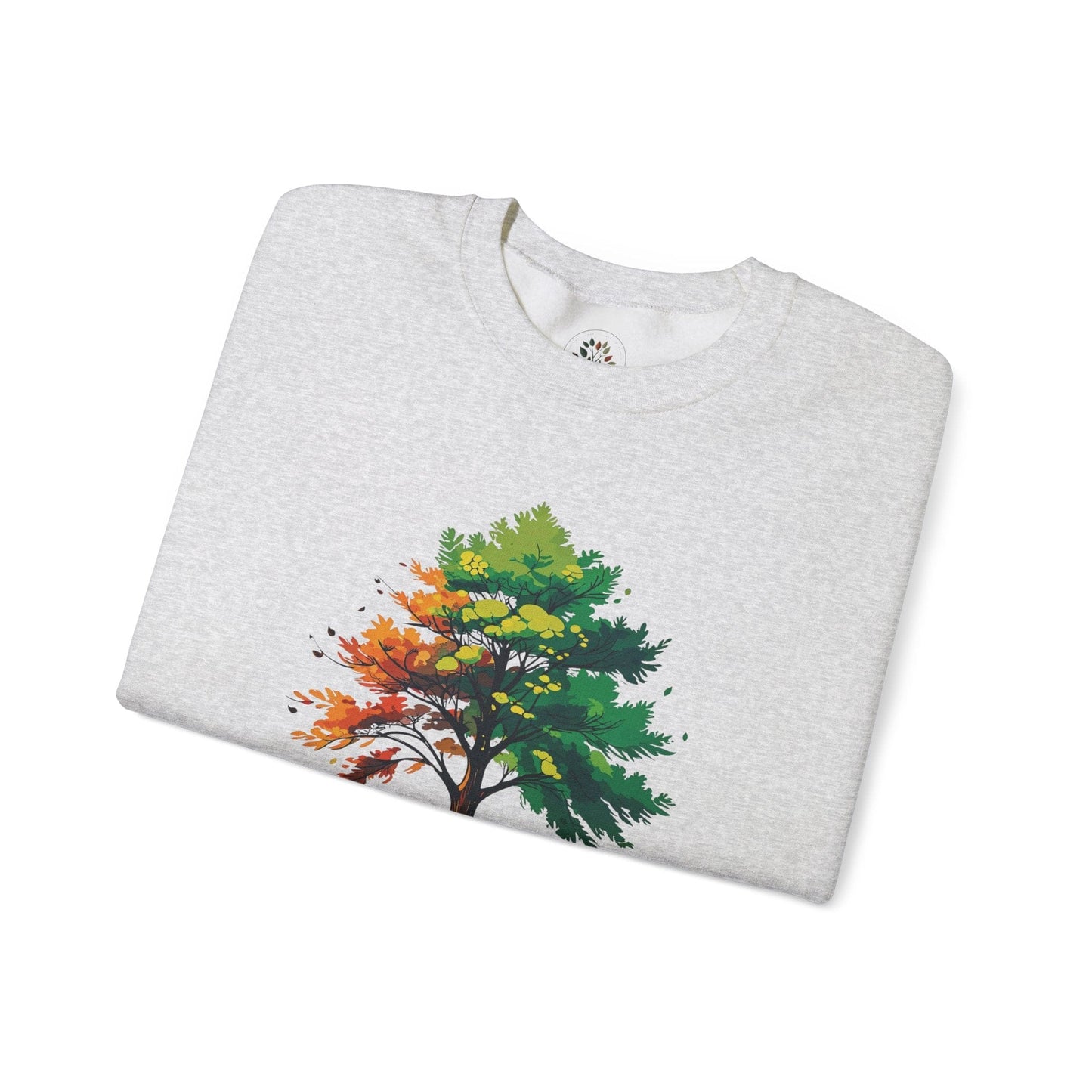 Ash | Trees Protect US Sweatshirt, folded view
