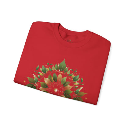 Red | Eclipse Garden Sweatshirt, folded view