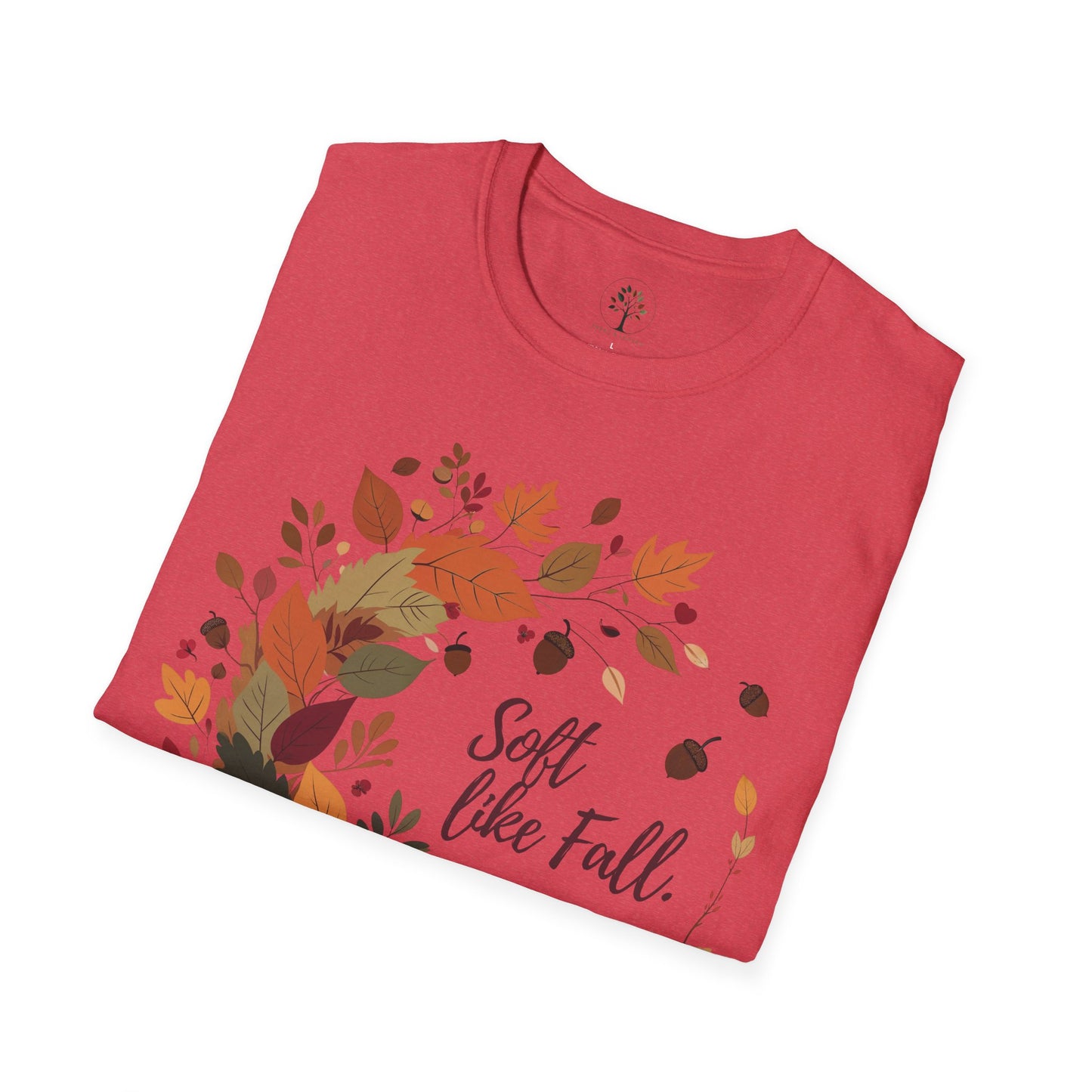 Heather Red | Soft Like Fall, folded view