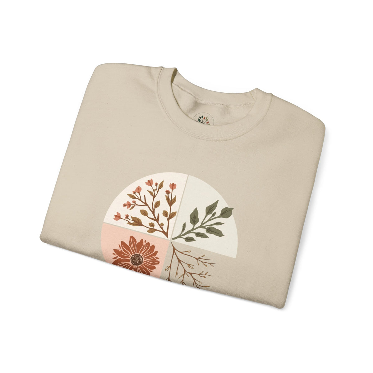 Sand | Turn Sweatshirt, folded view