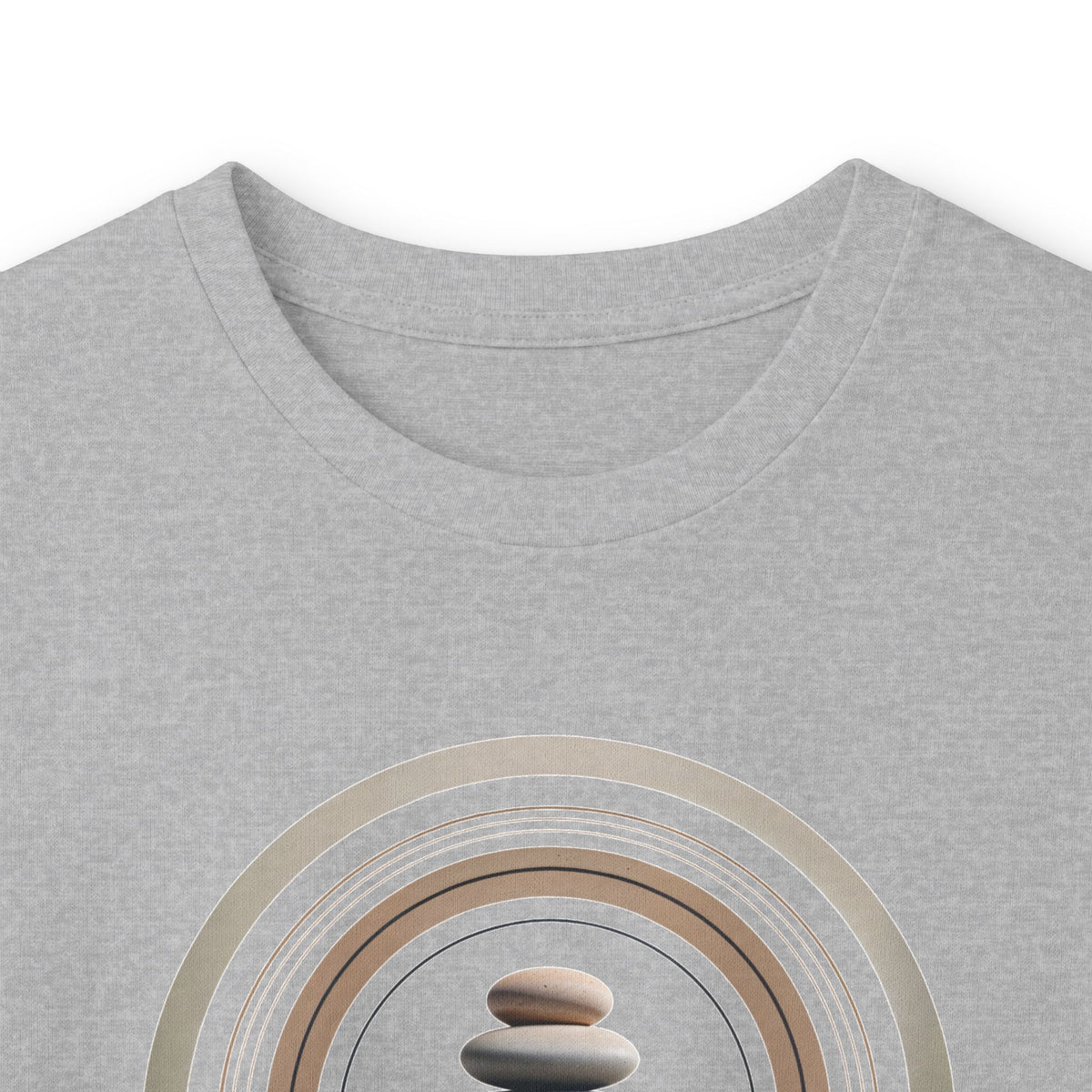 Sport Grey | Echoes of Calm Long Sleeve Tee, folded view