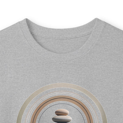 Sport Grey | Echoes of Calm Long Sleeve Tee, folded view