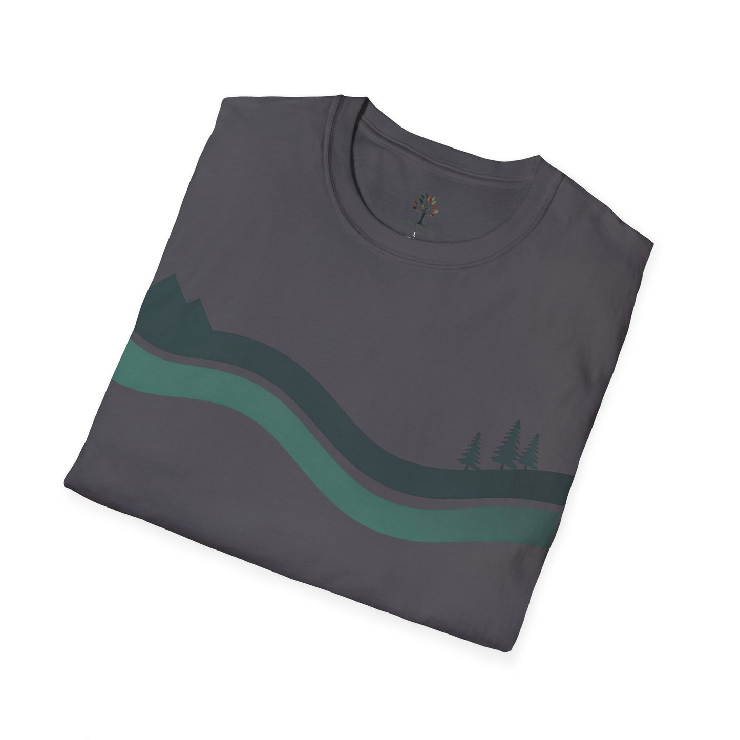 Charcoal | River, folded view