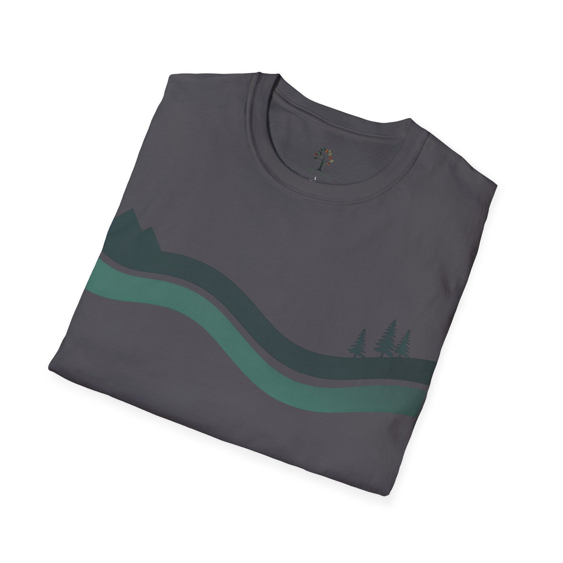 Charcoal | River, folded view