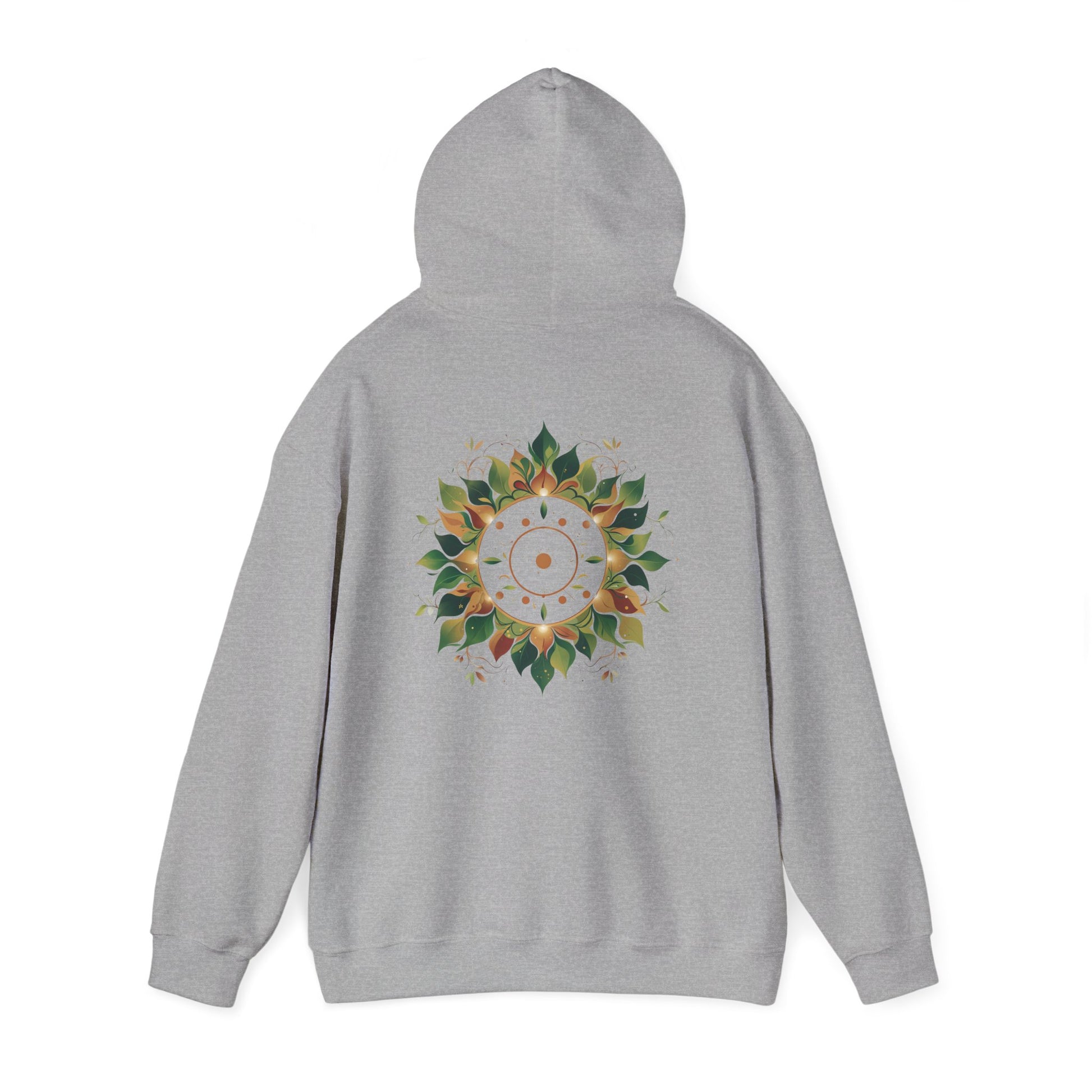 Sport Grey | Solar Bloom Hoodie, back view 2