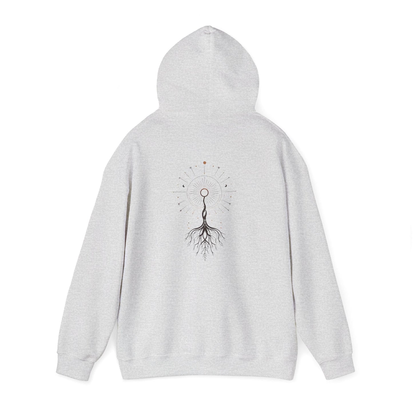Ash | The Cosmic Root Hoodie, back view 2