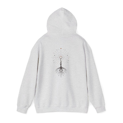 Ash | The Cosmic Root Hoodie, back view 2