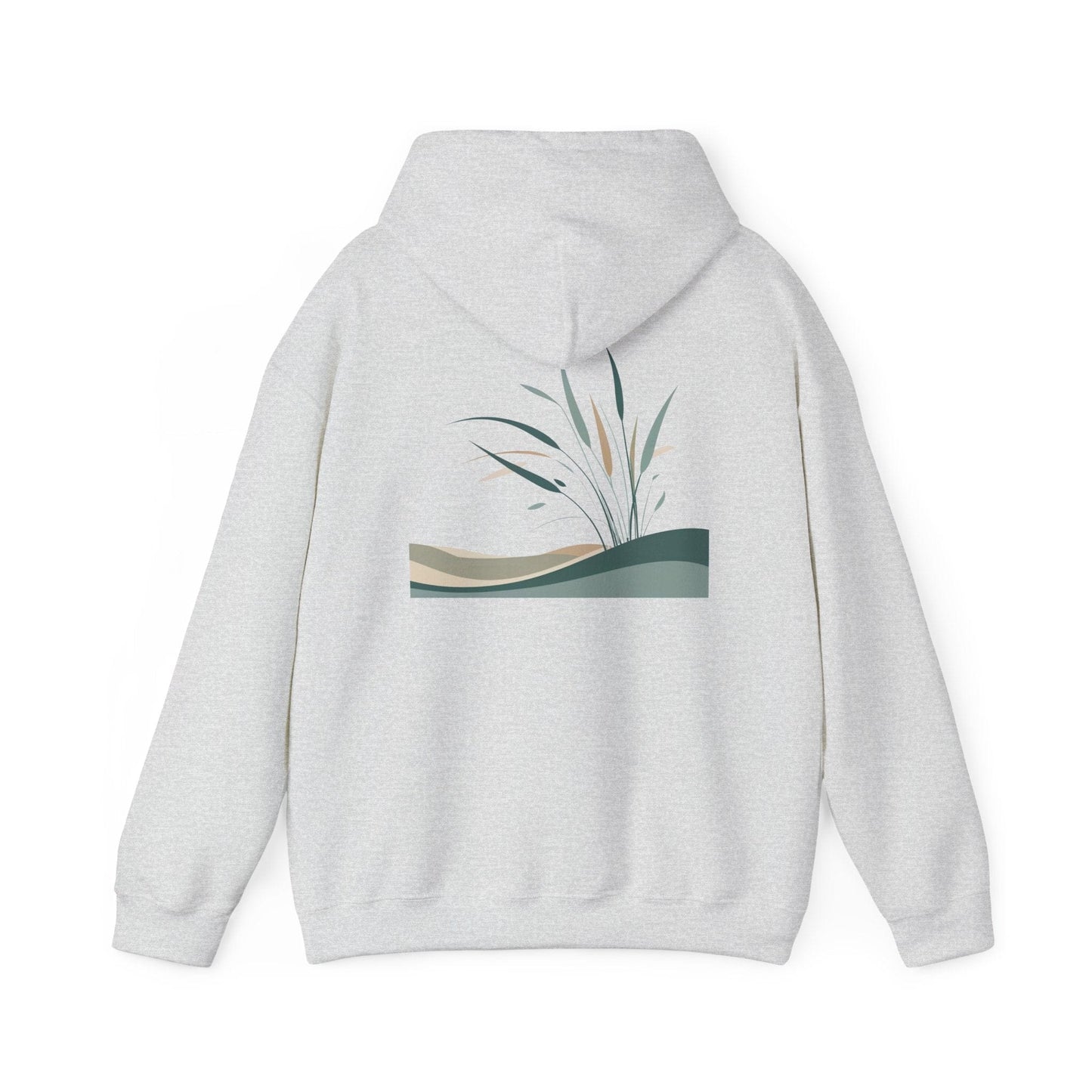 Ash | Whispers in the Breeze Hoodie, back design view