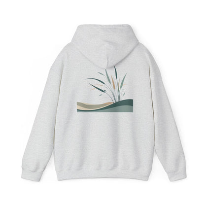 Ash | Whispers in the Breeze Hoodie, back design view