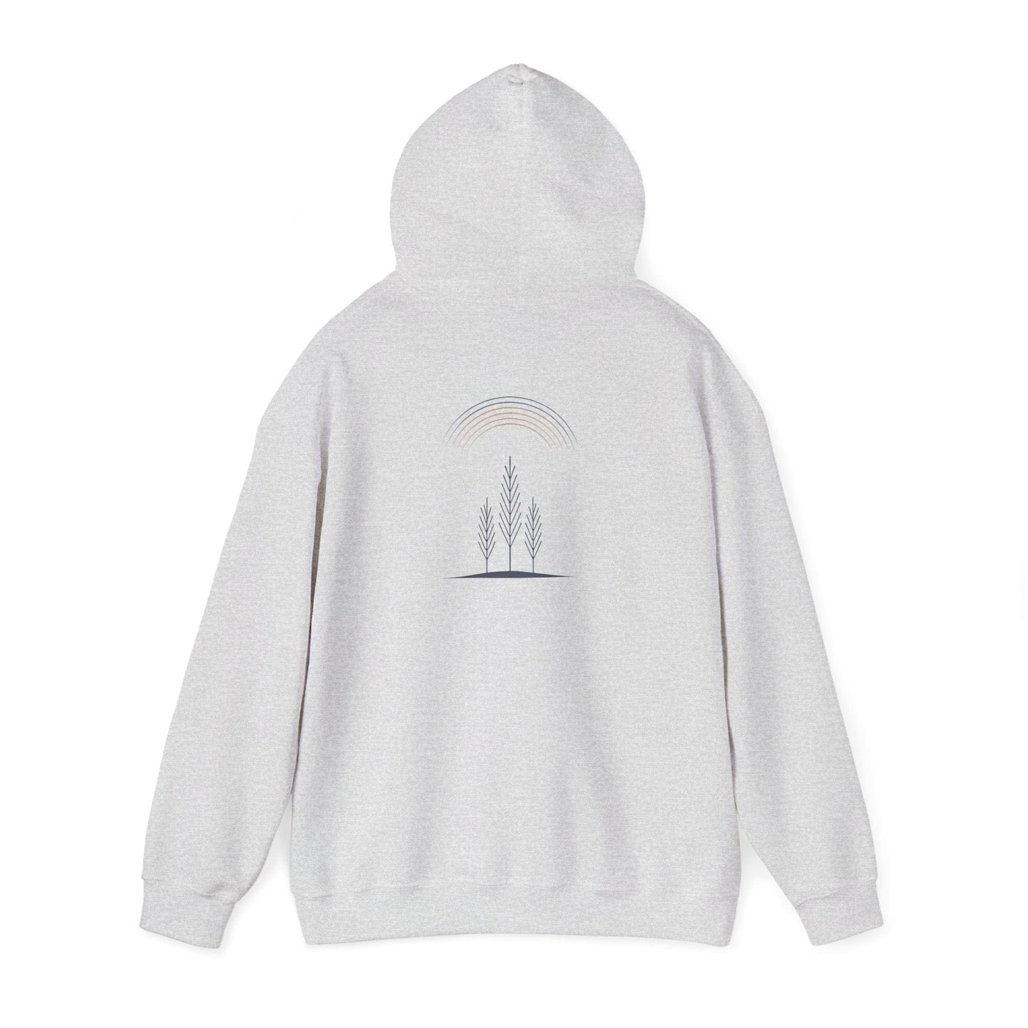 Ash | Quiet Arc Hoodie, back view 2