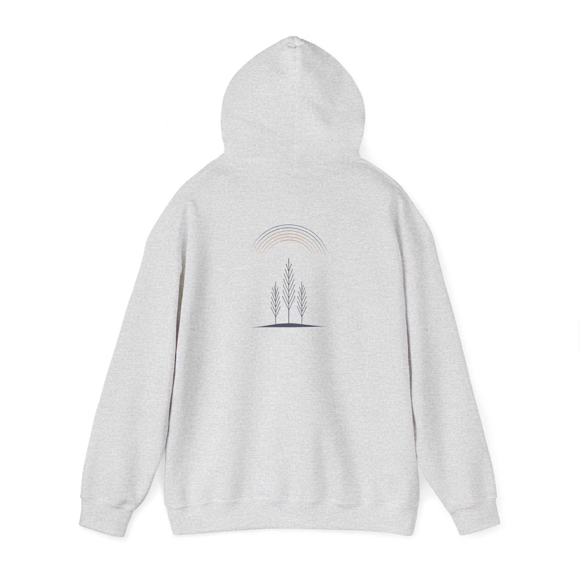 Ash | Quiet Arc Hoodie, back view 2