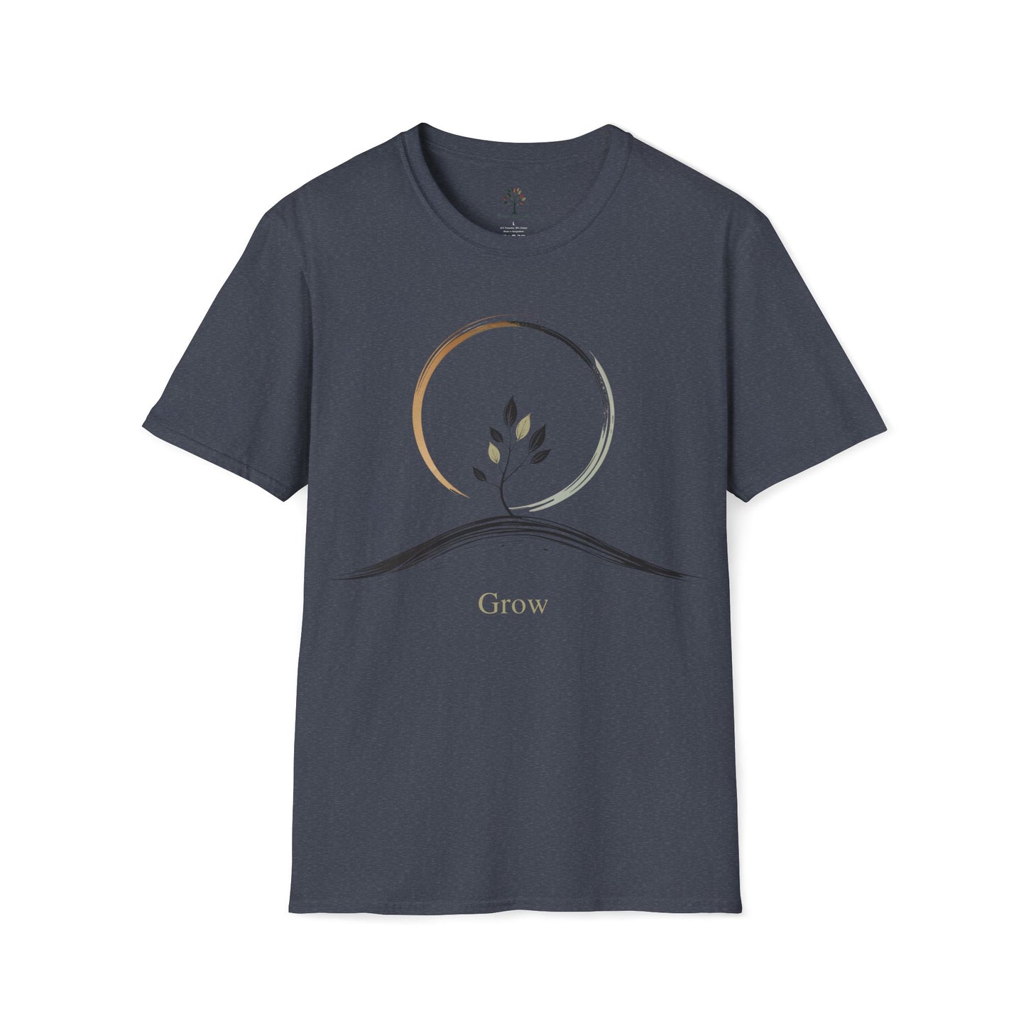 Heather Navy | Grow, front view