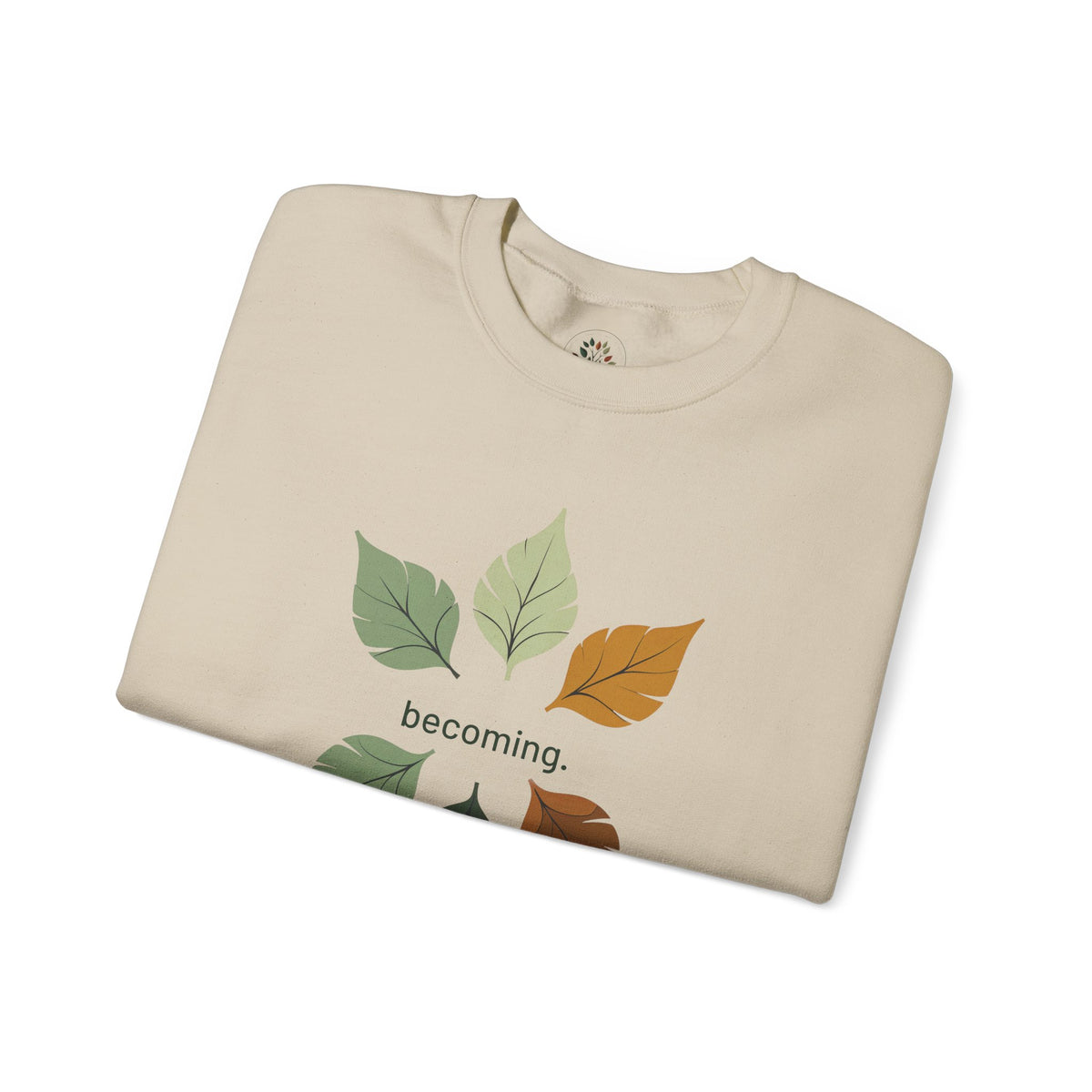 Sand | Becoming Sweatshirt, folded view