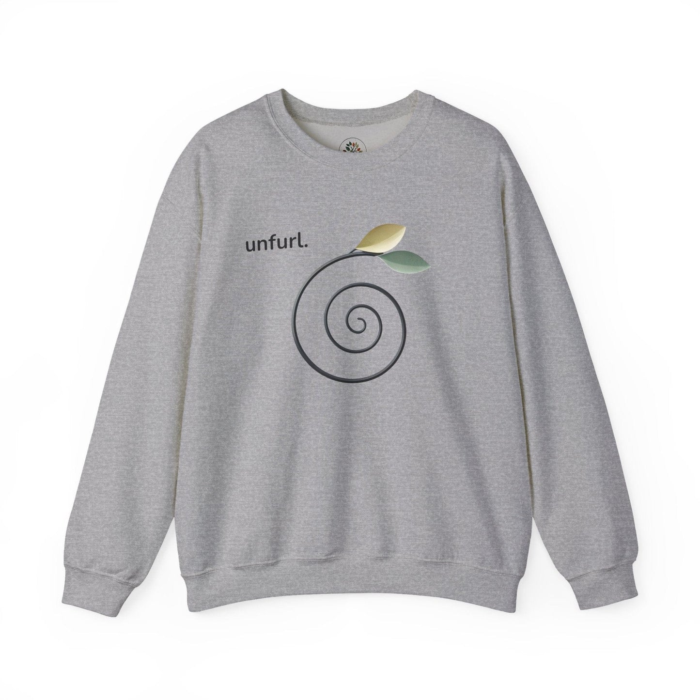 Sport Grey | Unfurl Sweatshirt, front view