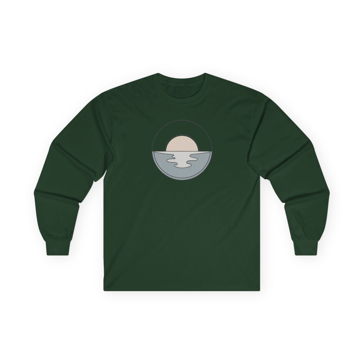 Forest Green | Dawn Long Sleeve Tee, front view