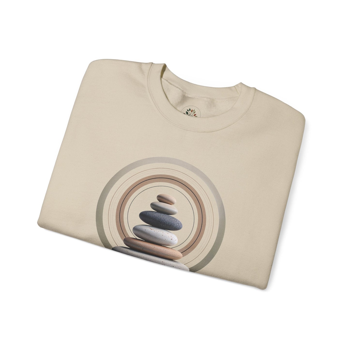 Sand | Echoes of Calm Sweatshirt, folded view