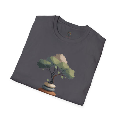 Charcoal | Rooted in Calm, folded view