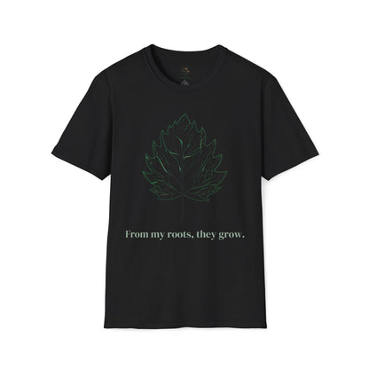 Black | From My Roots, They Grow, front view