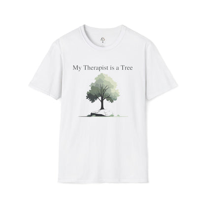 White | My Therapist is a Tree, front view