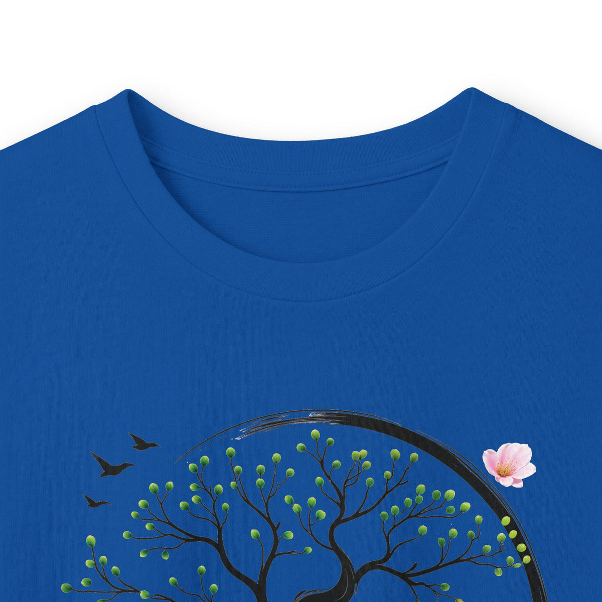 Royal | Unfolding Grace Long Sleeve Tee, folded view