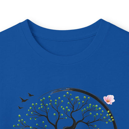 Royal | Unfolding Grace Long Sleeve Tee, folded view