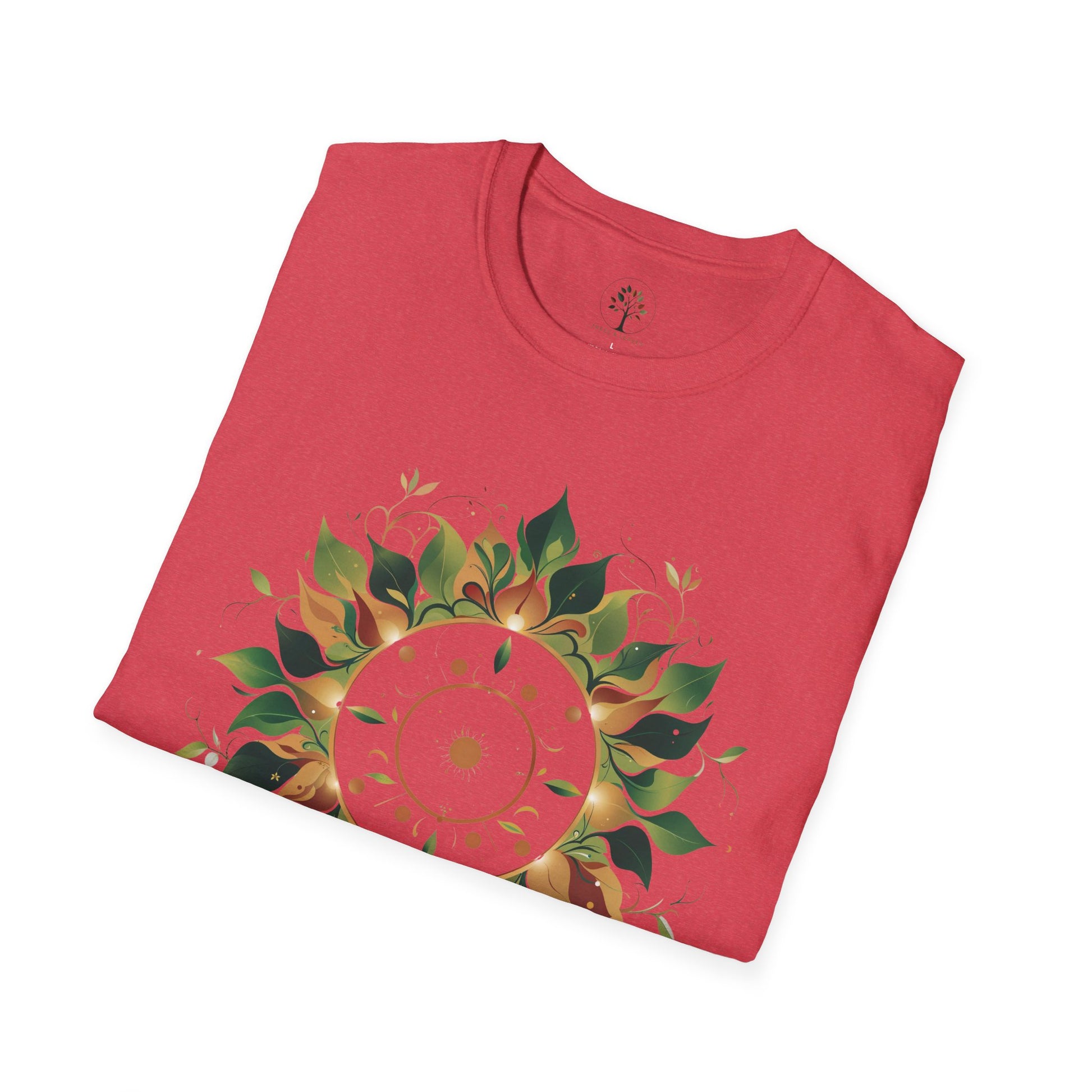 Heather Red | Solar Bloom, folded view