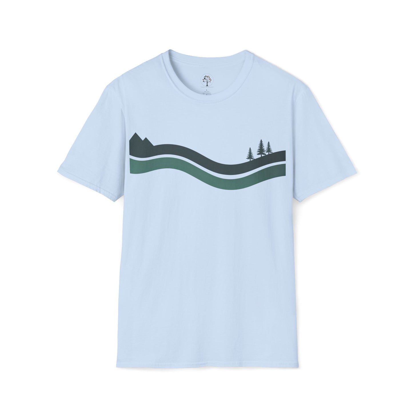 Light Blue | River, front view