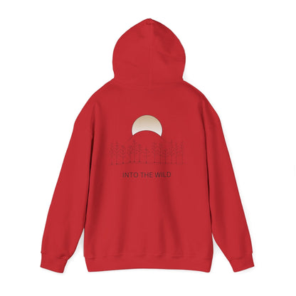 Red | Into The Wild Hoodie, back view 2