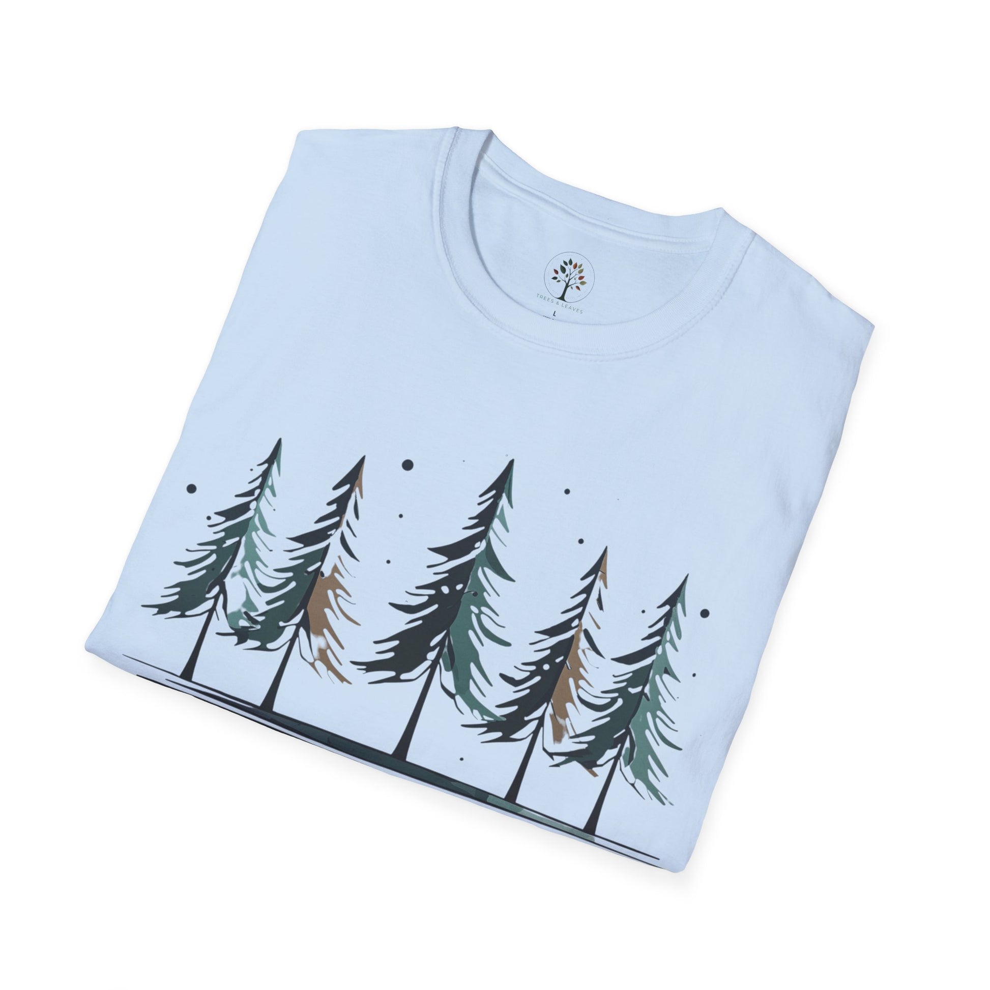 Light Blue | Evergreen Stillness, folded view