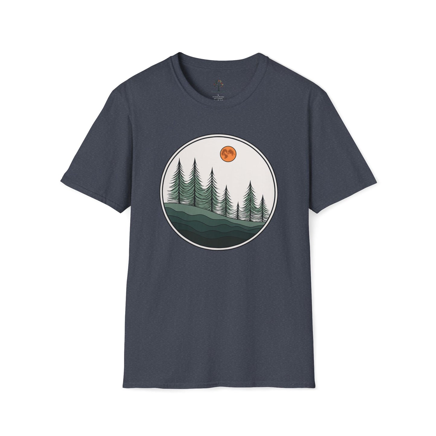 Heather Navy | Moonlit Pines, front view