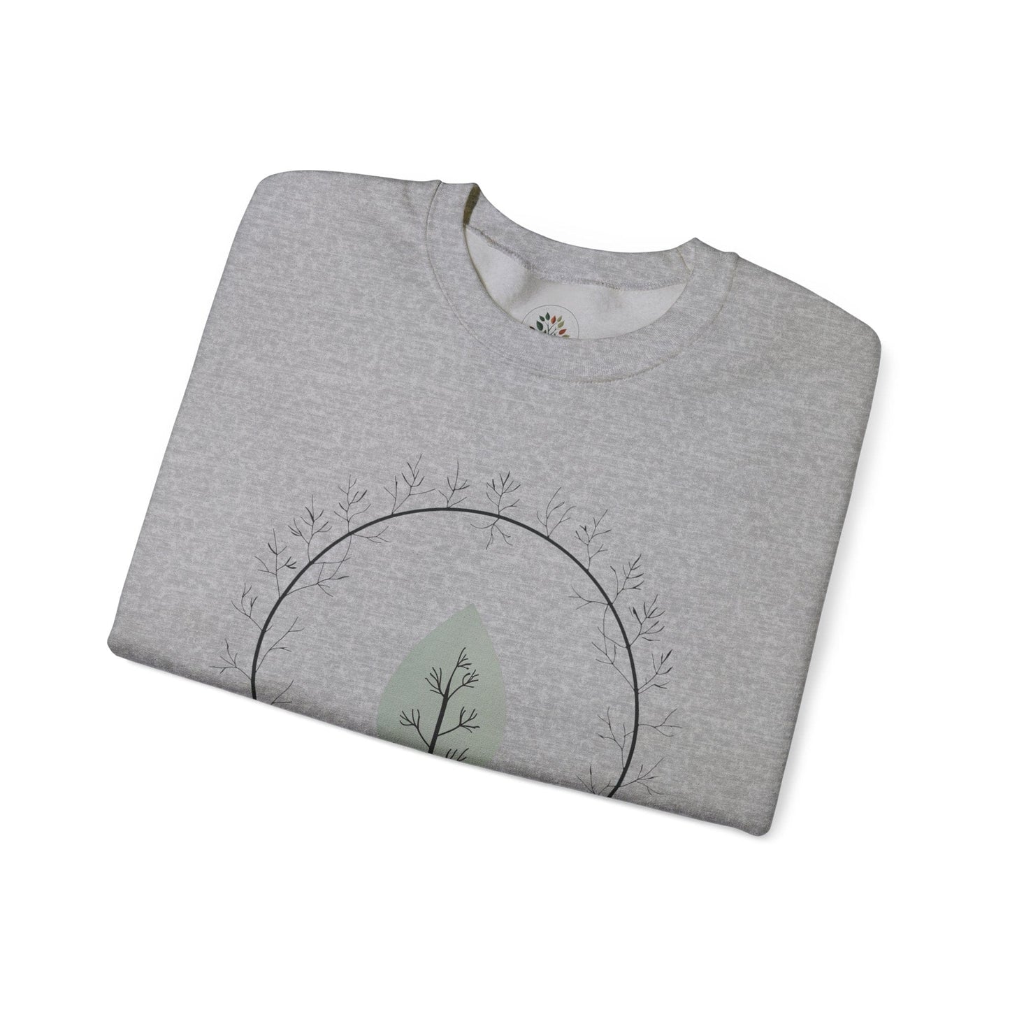 Sport Grey | Leaf of Life Sweatshirt, folded view
