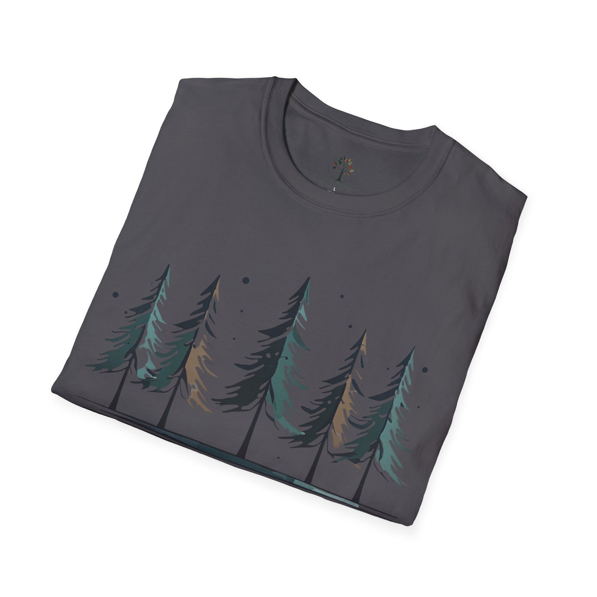 Heather Navy | Evergreen Stillness, folded view