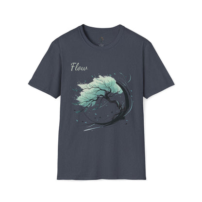 Heather Navy | Flow, front view