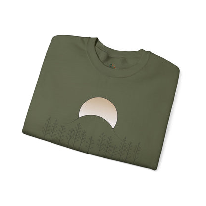 Military Green | Into the Wild Sweatshirt, folded view