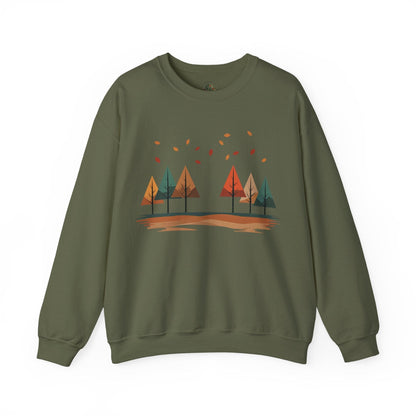 Military Green | Horizon Fall Sweatshirt, front view
