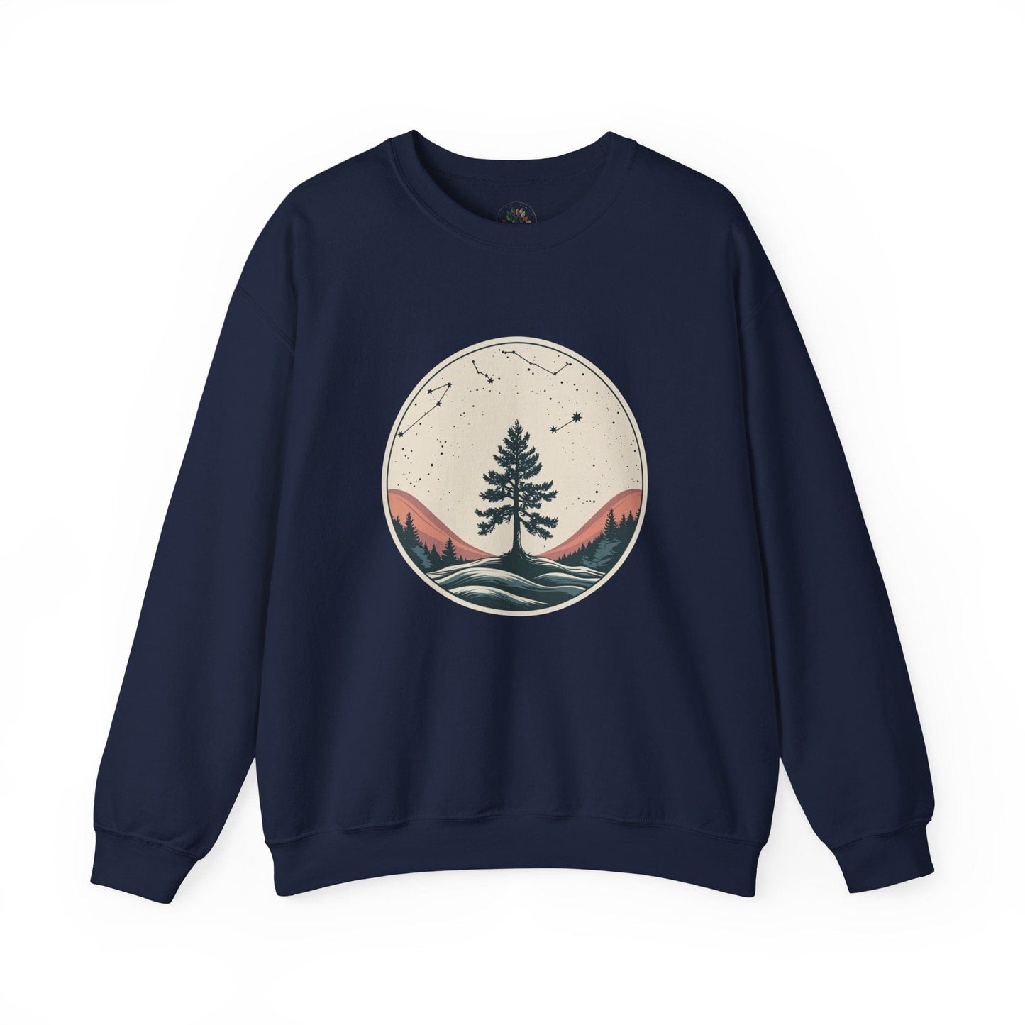 Navy | Rooted in Stars Sweatshirt, front view