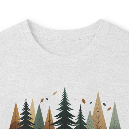 Ash | Forest Rhythm Long Sleeve Tee, folded view