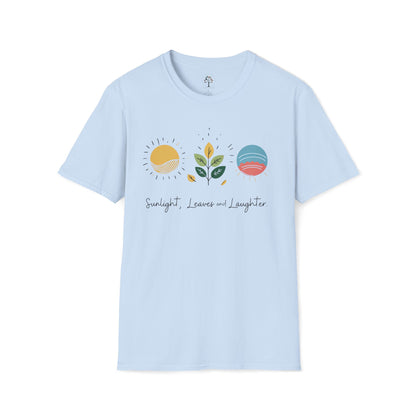 Light Blue | Sunlight, Leaves, and Laughter, front view