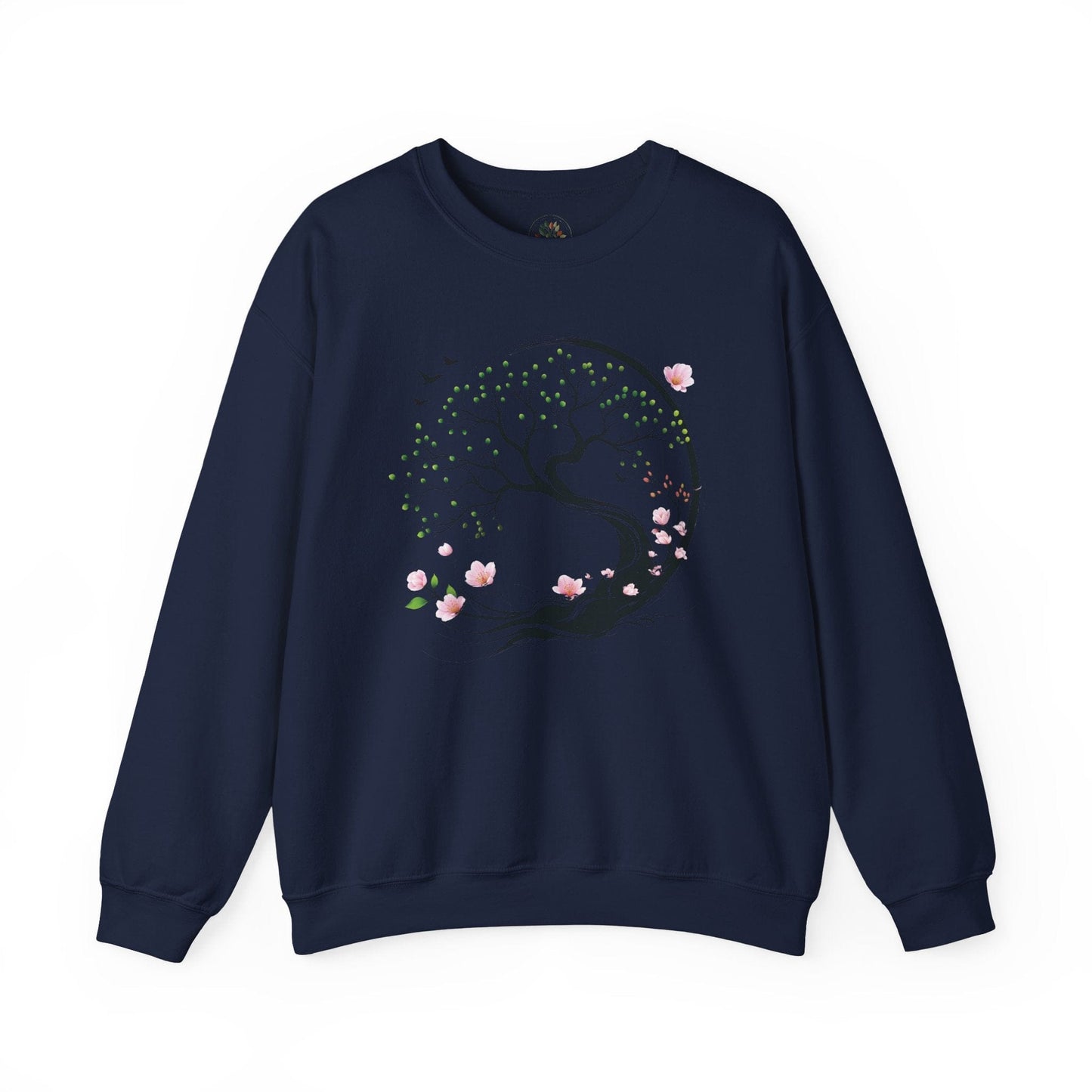 Navy | Unfolding Grace Sweatshirt, front view