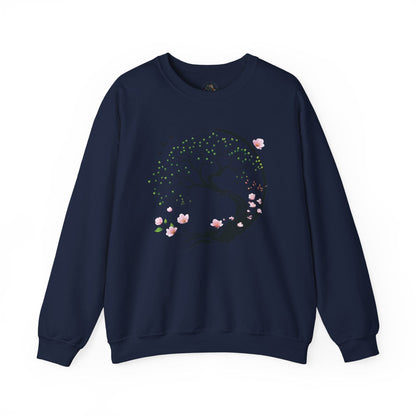 Navy | Unfolding Grace Sweatshirt, front view