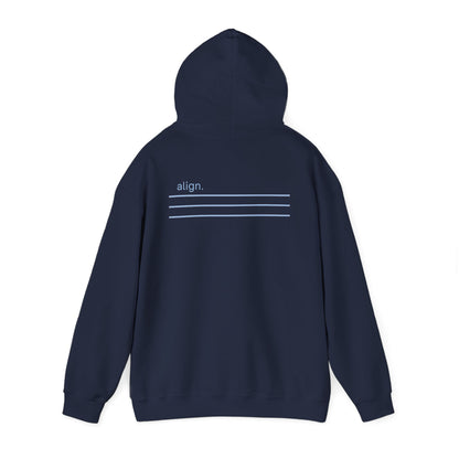 Navy | Align Hoodie, back view 2