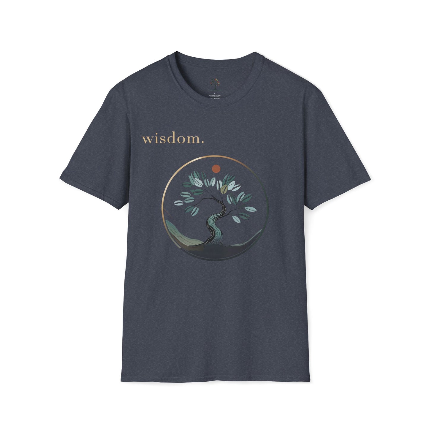 Heather Navy | Wisdom, front view