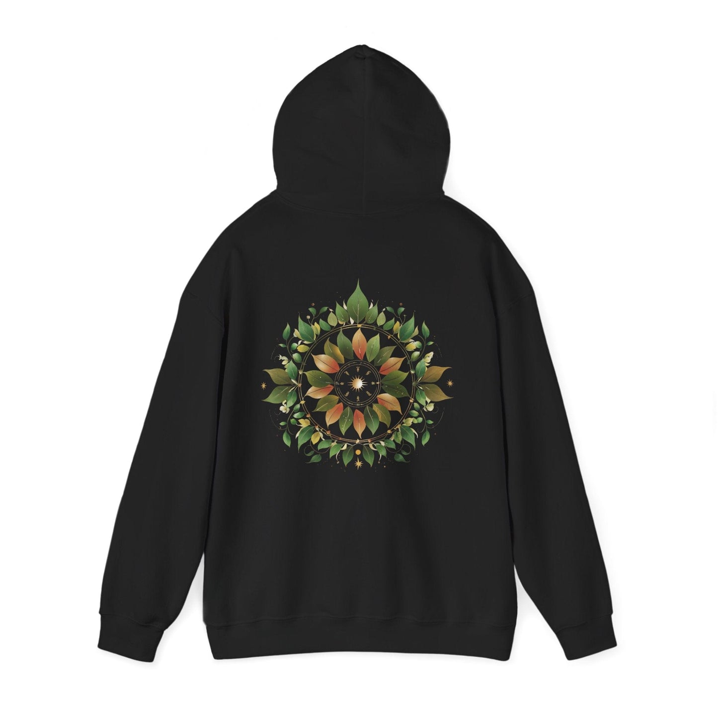 Black | Eclipse Garden Hoodie, back view 2