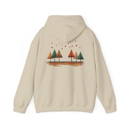 Sand | Horizon Fall Hoodie, back design view