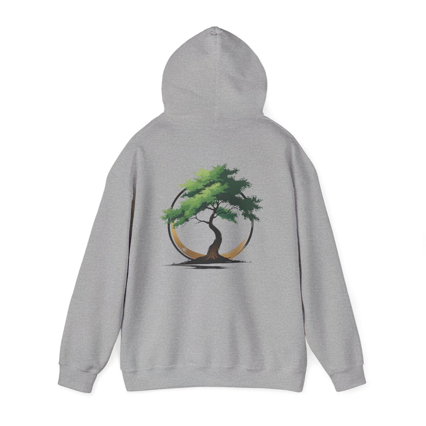 Sport Grey | The Zen Tree Hoodie, back view 2