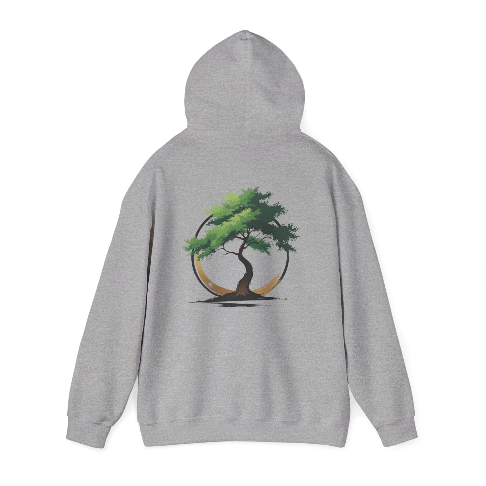 Sport Grey | The Zen Tree Hoodie, back view 2