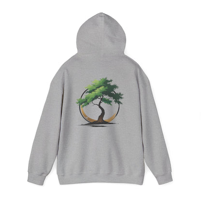 Sport Grey | The Zen Tree Hoodie, back view 2