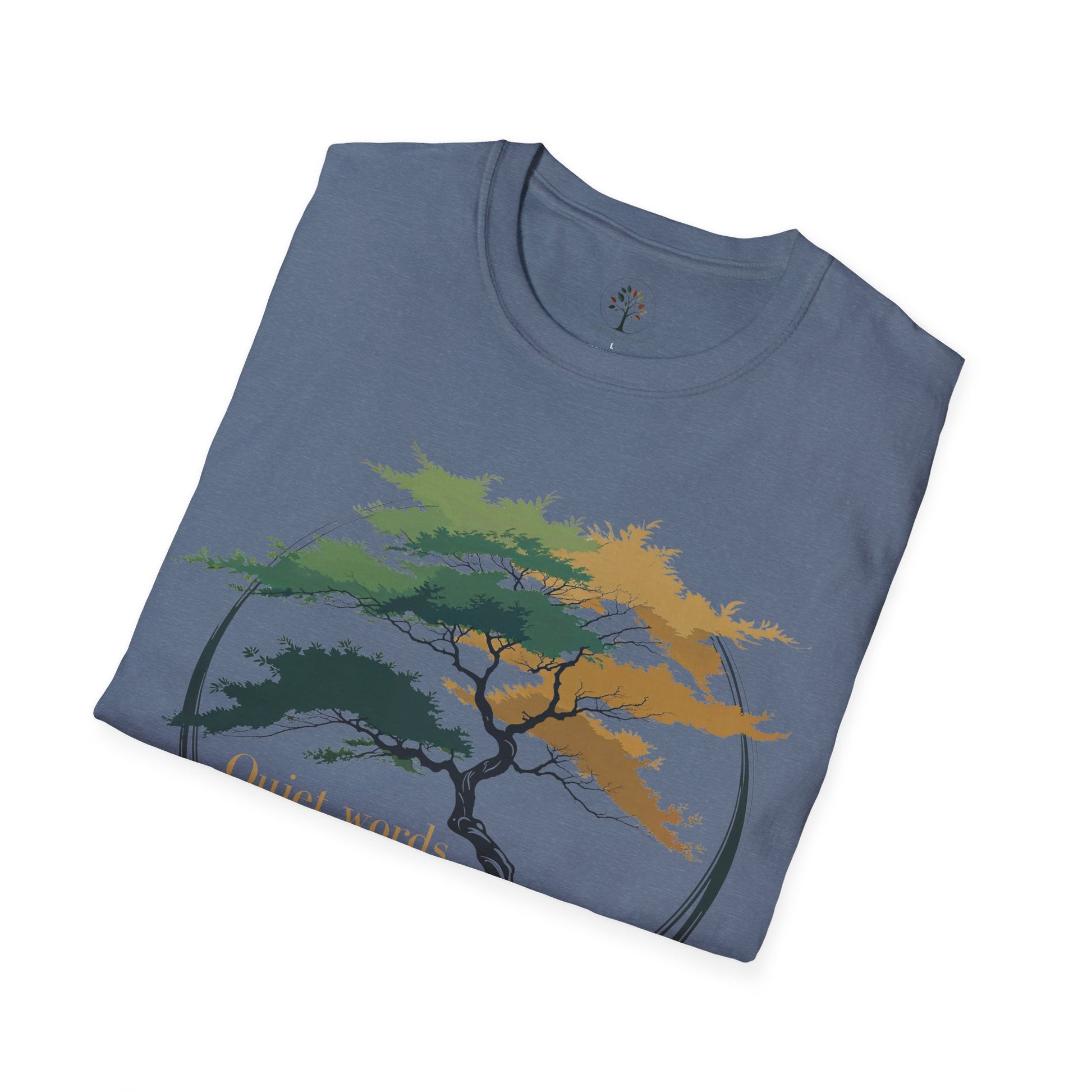Heather Indigo | Quiet words, deep roots., folded view